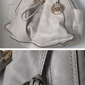 Michael Kors Gray Leather Women's Bag